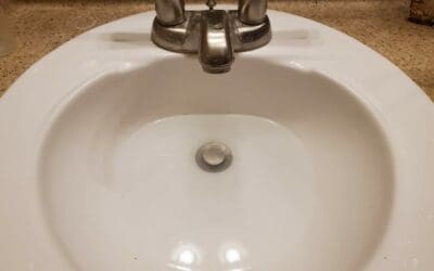 The clogged sink